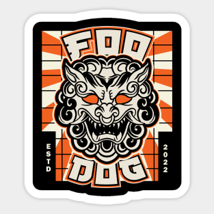 Foo Dog Sticker